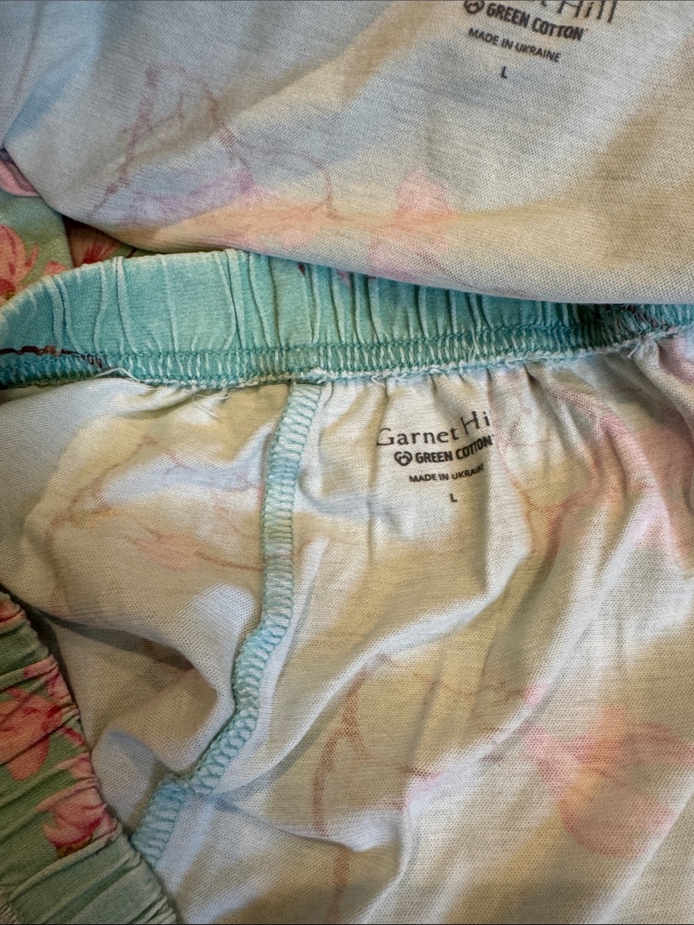 Garnet Hill sz L vintage Cotton Pajama Sets - Picture 4 of 4